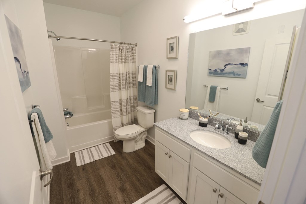 1 bedroom decorated model bathroom