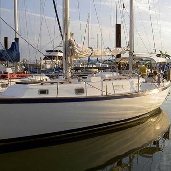 Nice Sailboat In Harbour Property Image