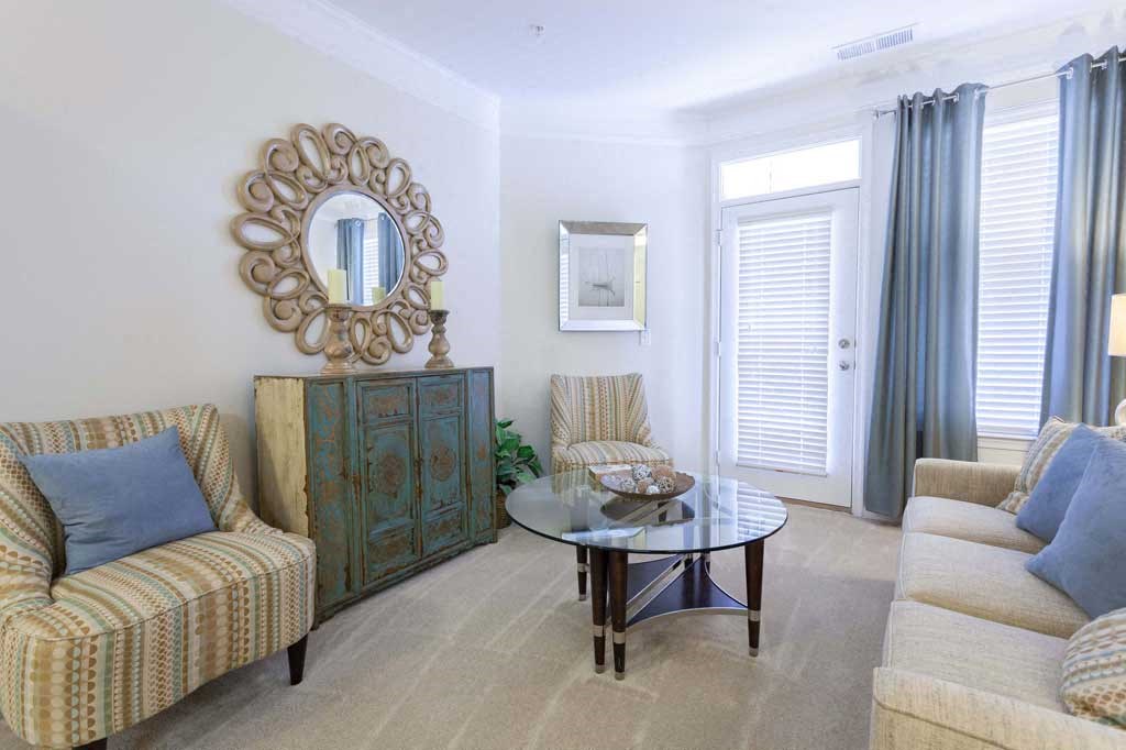 inside the clubhouse at 700 Acqua at Windy Knolls