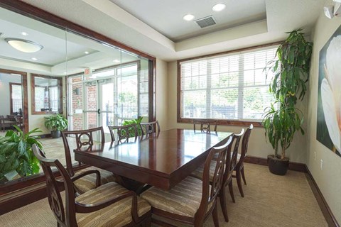inside the clubhouse at 700 Acqua at Windy Knolls