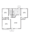 3 Bedroom 1 Bath B Floor Plan 3 Bedroom 1 Bath B Floor Plan at Glen Lennox Apartments, North Carolina, 27514
