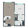 1B Floor Plan 1B Floor Plan at Link Apartments® Manchester, Virginia