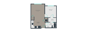 1F Floor Plan at Link Apartments® Manchester, Richmond, 23224