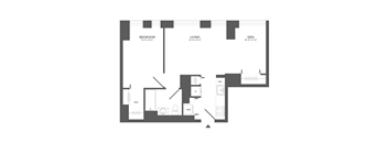A2 Floor Plan at Link Apartments® QPN, New York, 11101