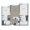 2A-HC Floor Plan 2A-HC Floor Plan at Link Apartments® Manchester, Richmond, VA, 23224