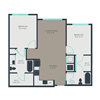 2B Floor Plan 2B Floor Plan at Link Apartments® Manchester, Richmond, VA