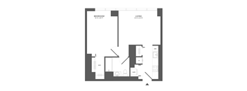 A1 Floor Plan at Link Apartments® QPN, New York