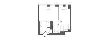 A1 Floor Plan at Link Apartments® QPN, Long Island City, 11101