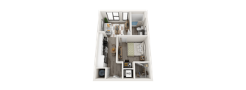 A1.1 Floor Plan at Link Apartments® Montford, Charlotte, 28209