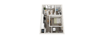 A1 Floor Plan at Link Apartments® Montford, Charlotte, 28209