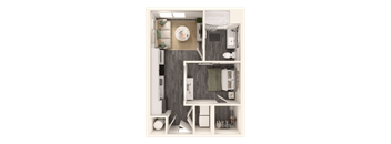 1 bed 1 bath J at Link Apartments® NoDa 36th Apartments, North Carolina