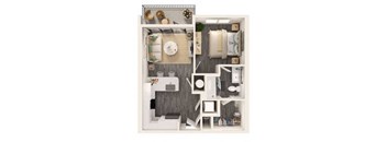 1 bed 1 bath C at Link Apartments® NoDa 36th Apartments, North Carolina