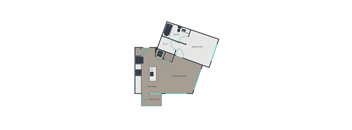 A3 Floor Plan at Link Apartments® Brookstown, North Carolina