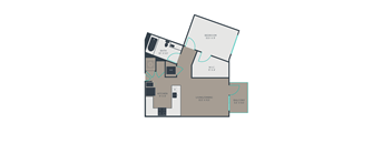 A4 Floor Plan at Link Apartments® Brookstown, Winston Salem, 27101