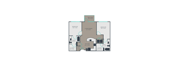 B1 Floor Plan at Link Apartments® Brookstown, North Carolina