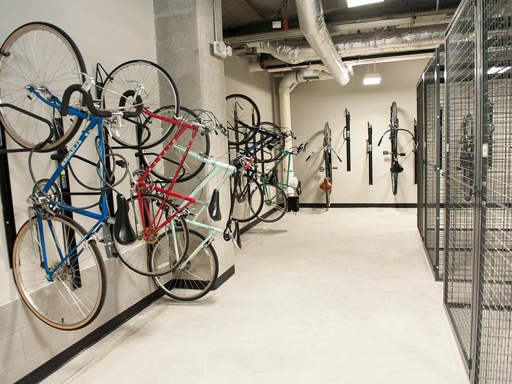 Bike Storage at Link Apartments® Glenwood South, Raleigh