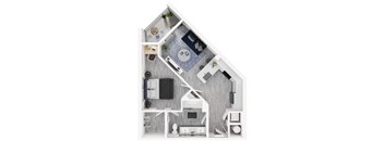 A2-IC Floor Plan at Link Apartments® Calyx, Chapel Hill, NC