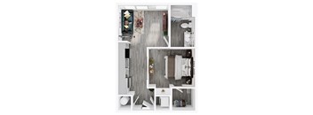 1 bed 1 bath at Link Apartments® CYKEL Apartments, Charlotte , NC 28208