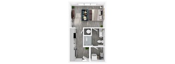 Studio 1 bath A at Link Apartments® CYKEL Apartments, North Carolina, 28208