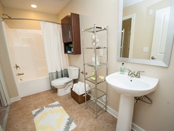 Luxurious Bathroom at Link Apartments® Manchester, Richmond, VA, 23224 - Photo Gallery 8