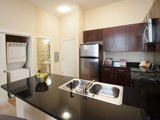 Sink With Faucet at Link Apartments® Manchester, Richmond, Virginia