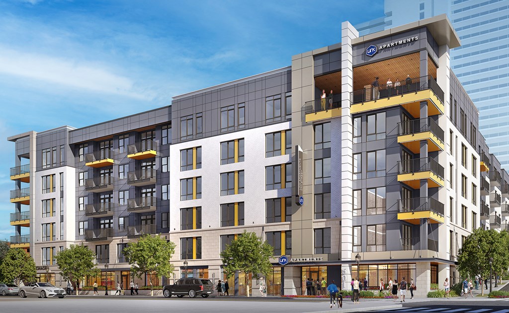 Brand new building with Winston Skyline views at Link Apartments® 4th Street, North Carolina, 27101