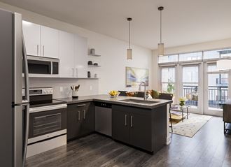 One bedroom apartment in Aurora, CO at Link Apartments Fitz.
