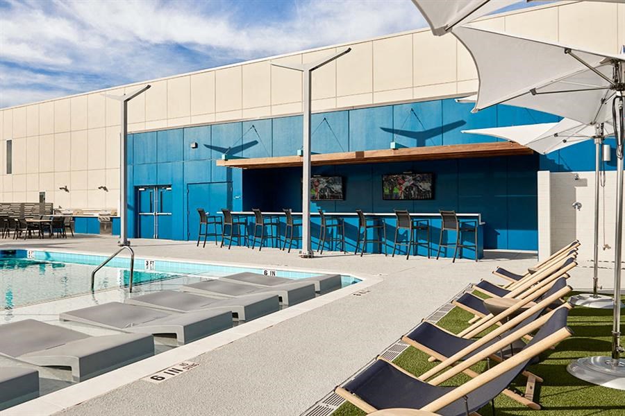 Entertainment Lounge By Pool Entertainment Lounge By Pool at Link Apartments® Canvas, Atlanta
