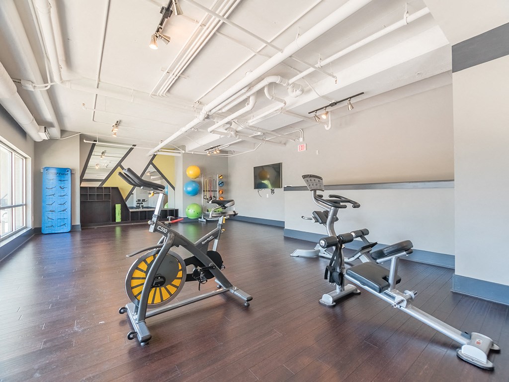 Peloton Bikes at Link Apartments® West End, Greenville, 29601