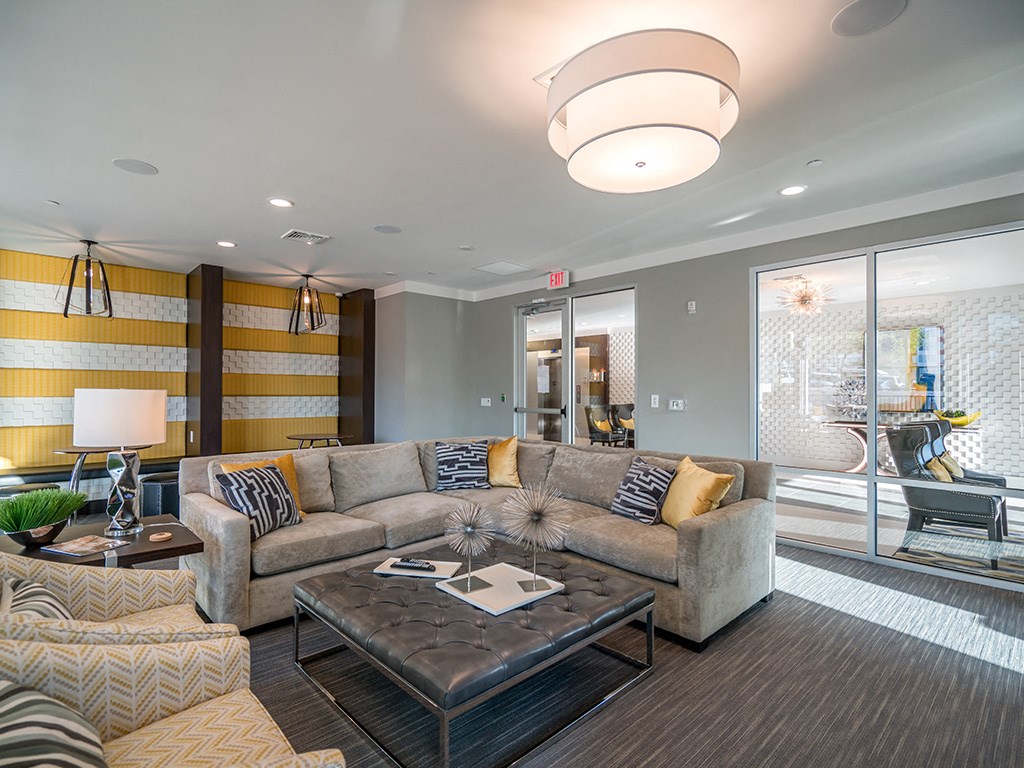 Social Lounge at Link Apartments® Glenwood South, North Carolina, 27603