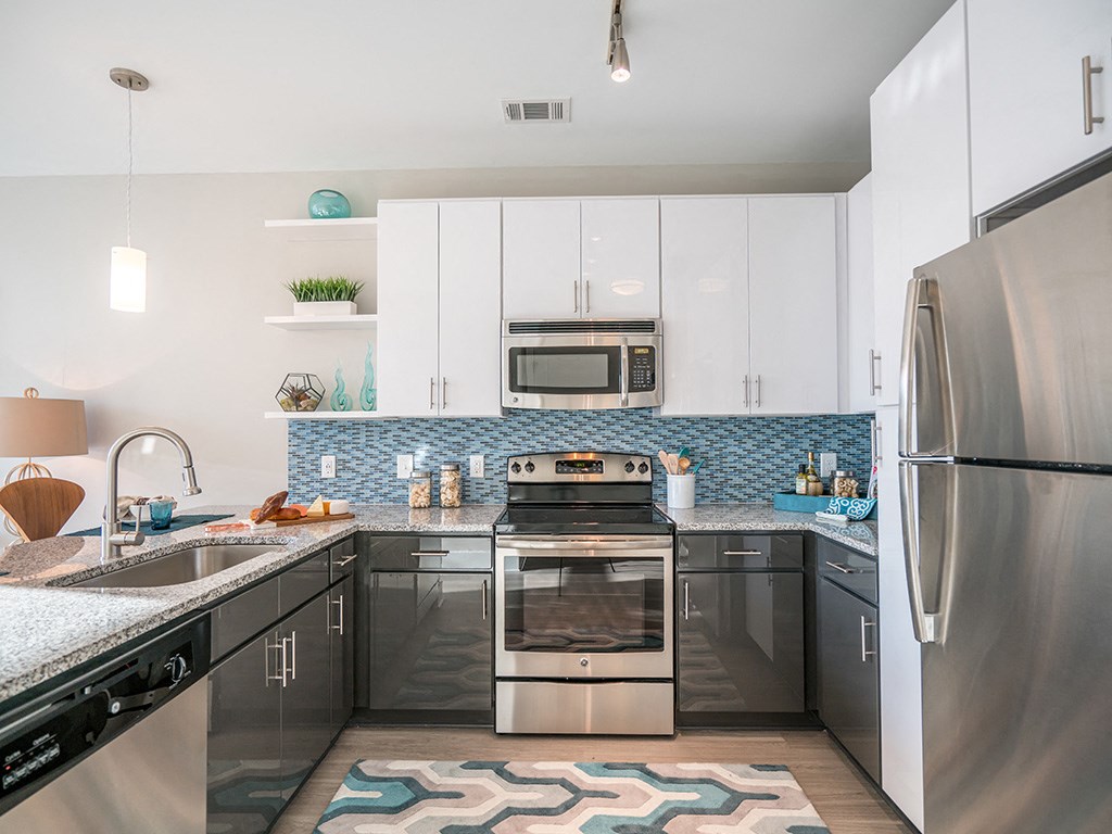 Fully Equipped Kitchen  at Link Apartments® Glenwood South, Raleigh, 27603