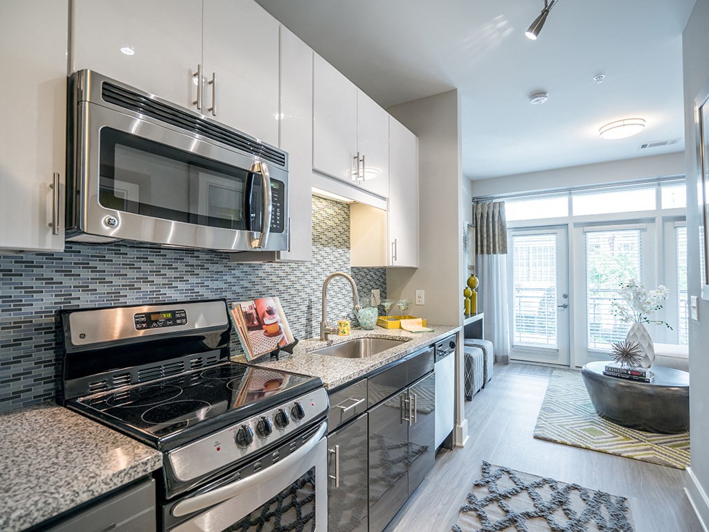 Stainless Steel Appliances Available at Link Apartments® Glenwood South, North Carolina
