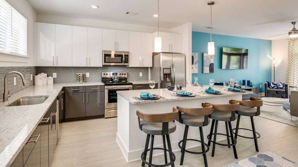 Kitchen Modern Kitchen at Link Apartments® Grant Park, Atlanta, 30312
