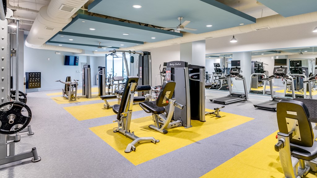 Fitness center Fitness center at Link Apartments® Grant Park, Georgia