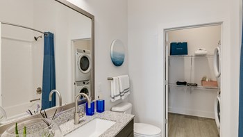 Bathroom Bathroom at Link Apartments® Grant Park, Atlanta, GA, 30312 - Photo Gallery 6