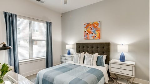 Modern Bedroom at Link Apartments® Grant Park, Georgia, 30312