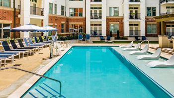 Swimming Pool With Relaxing Sundecks at Link Apartments® Grant Park, Atlanta, Georgia