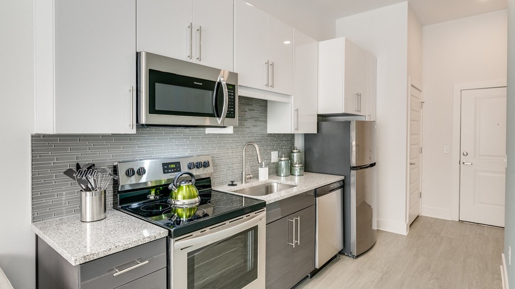 Kitchen area Kitchen area at Link Apartments® Grant Park, Atlanta, GA, 30312