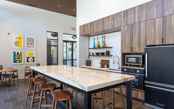 Clubroom Kitchen at Link Apartments® Linden, Chapel Hill - Photo Gallery 15