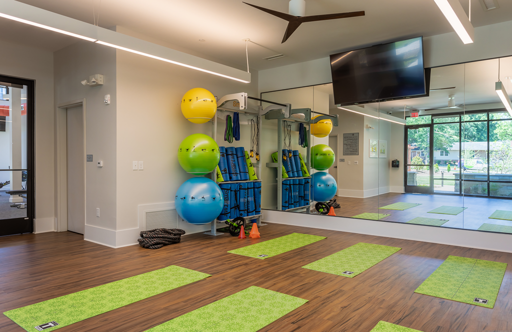 Yoga at Link Apartments® Linden, Chapel Hill