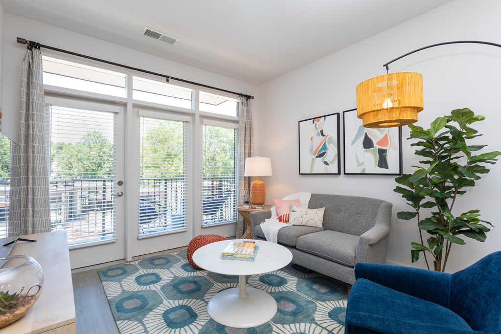 Living room interior2 at Link Apartments® Linden, North Carolina, 27517