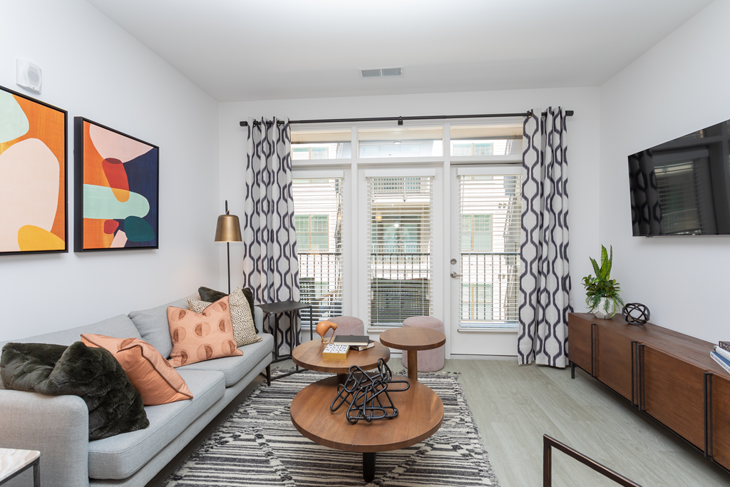 Living room interior1 at Link Apartments® Linden, North Carolina