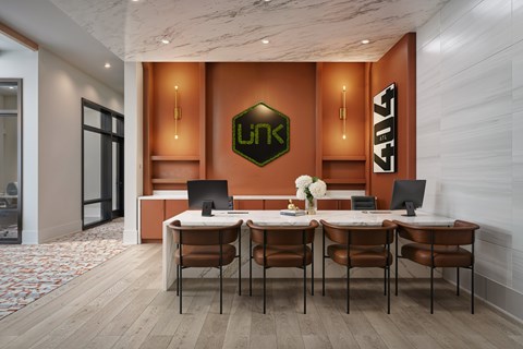 Modern leasing office
