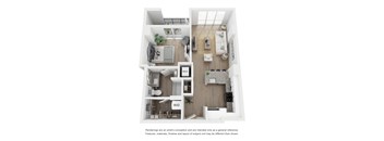 A2 Alt Floor Plan at Link Apartments® H Street, Washington, Washington