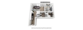 A7 Floor Plan at Link Apartments® H Street, Washington, DC