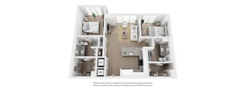 B1 Floor Plan at Link Apartments® H Street, Washington, DC