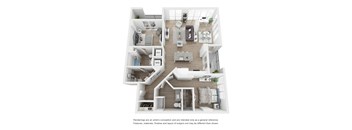 B2 Floor Plan at Link Apartments® H Street, Washington, Washington