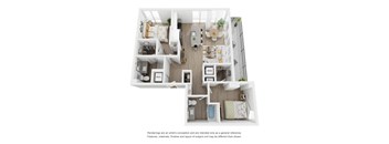 B3 Floor Plan at Link Apartments® H Street, Washington