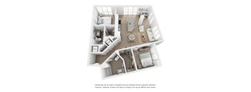B4 Floor Plan at Link Apartments® H Street, Washington, DC