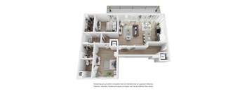 B5 Floor Plan at Link Apartments® H Street, Washington, Washington